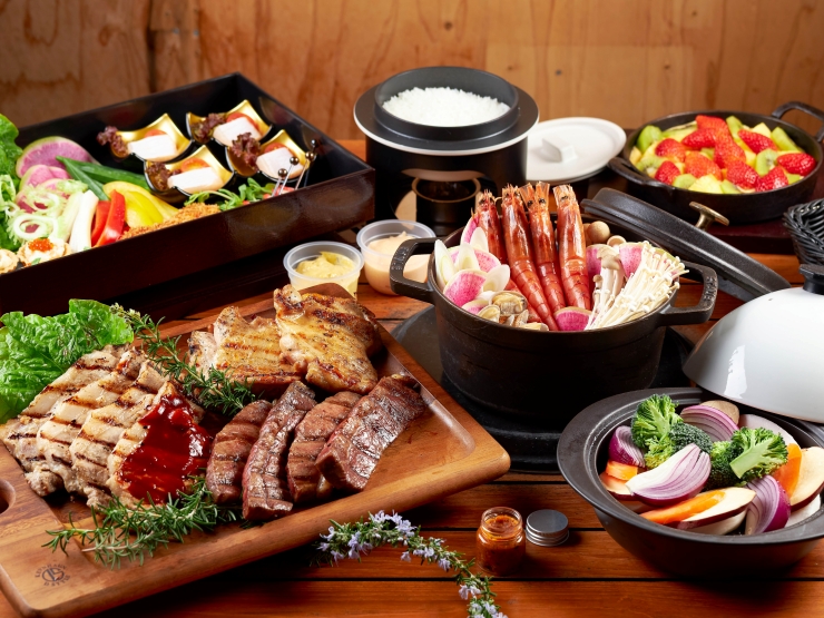 i+Land nagasakiのグランピングGRAXのBBQ