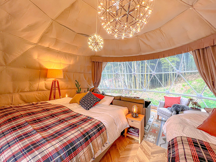 ファームグランピング ル・クロ | かいづか いぶきヴィレッジ