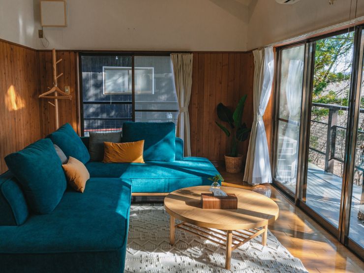 ザランタンひたち大宮コテージAのリビング