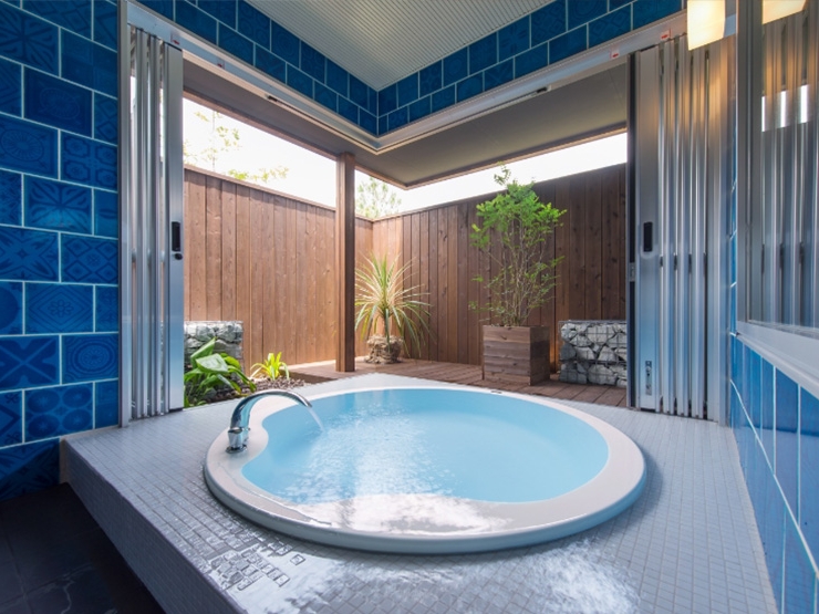 UFUFU VILLAGEの源泉かけ流し貸切風呂