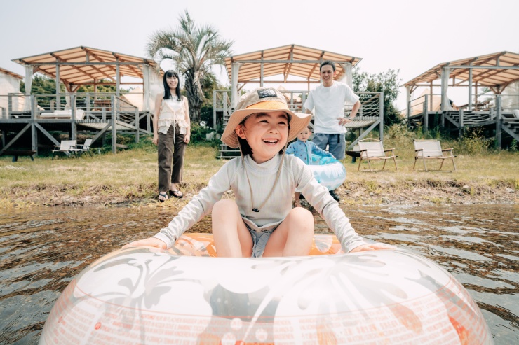 【ビーチで海遊び！】子連れで楽しむ海辺グランピング「ザランタン東かがわ」徹底紹介