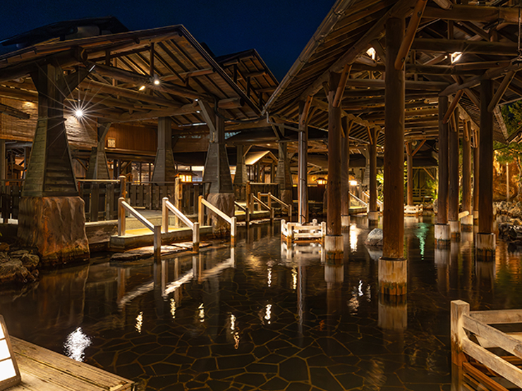 スパリゾートハワイアンズの温泉・江戸情話 与市