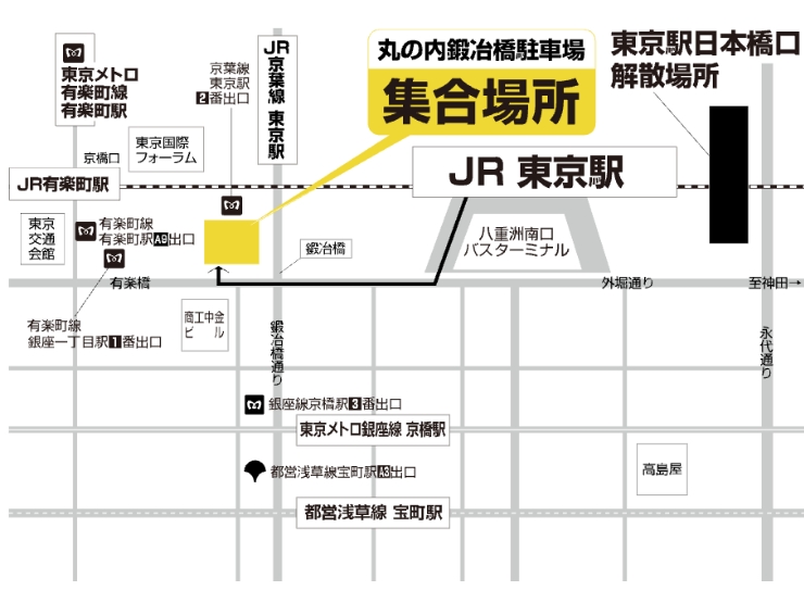ハワイアンズと東京駅を繋ぐ高速バス