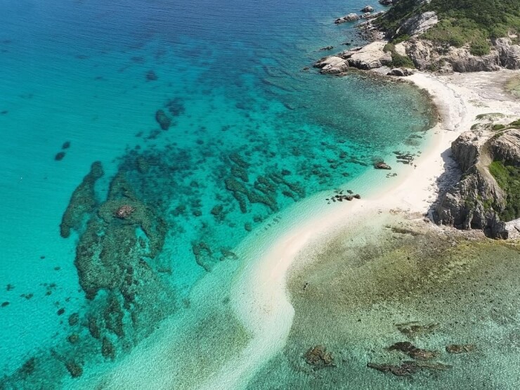 渡嘉敷島の美しい海