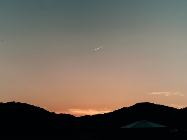 ザランタン東かがわのマジックアワーの絶景