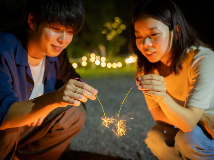 ザランタンひたち大宮の花火