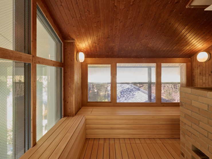 赤沢スパのドライサウナ