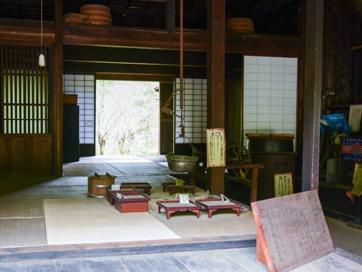 妻籠宿の貴重な江戸時代の長屋遺構・熊谷家住宅