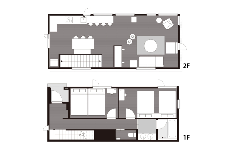 COCO VILLA ニセコの間取り